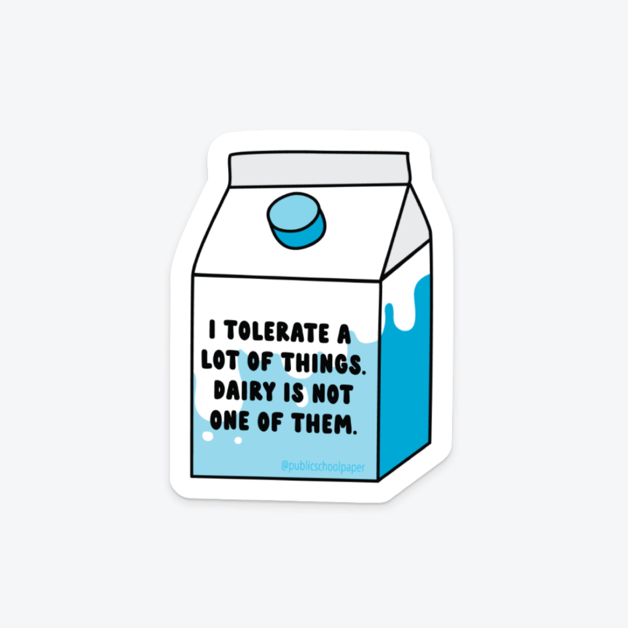 Lactose Intolerance - Sticker