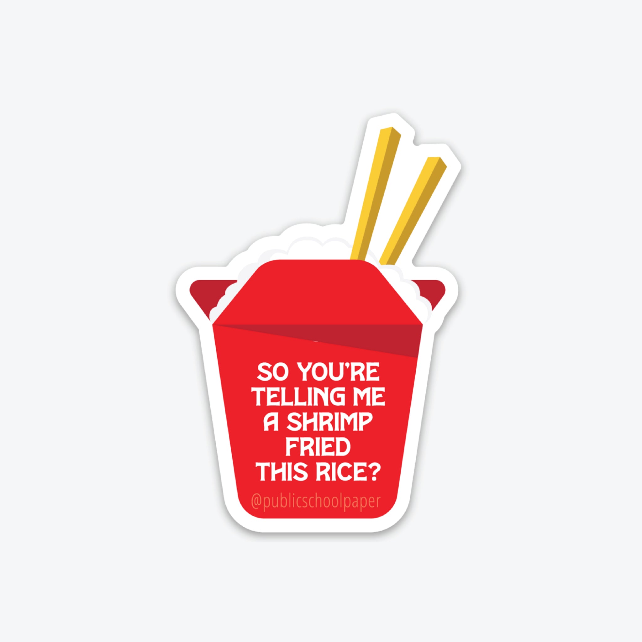 Shrimp Fried Rice - Sticker