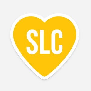 SLC - Airport or City Sticker - Salt Lake City, Utah