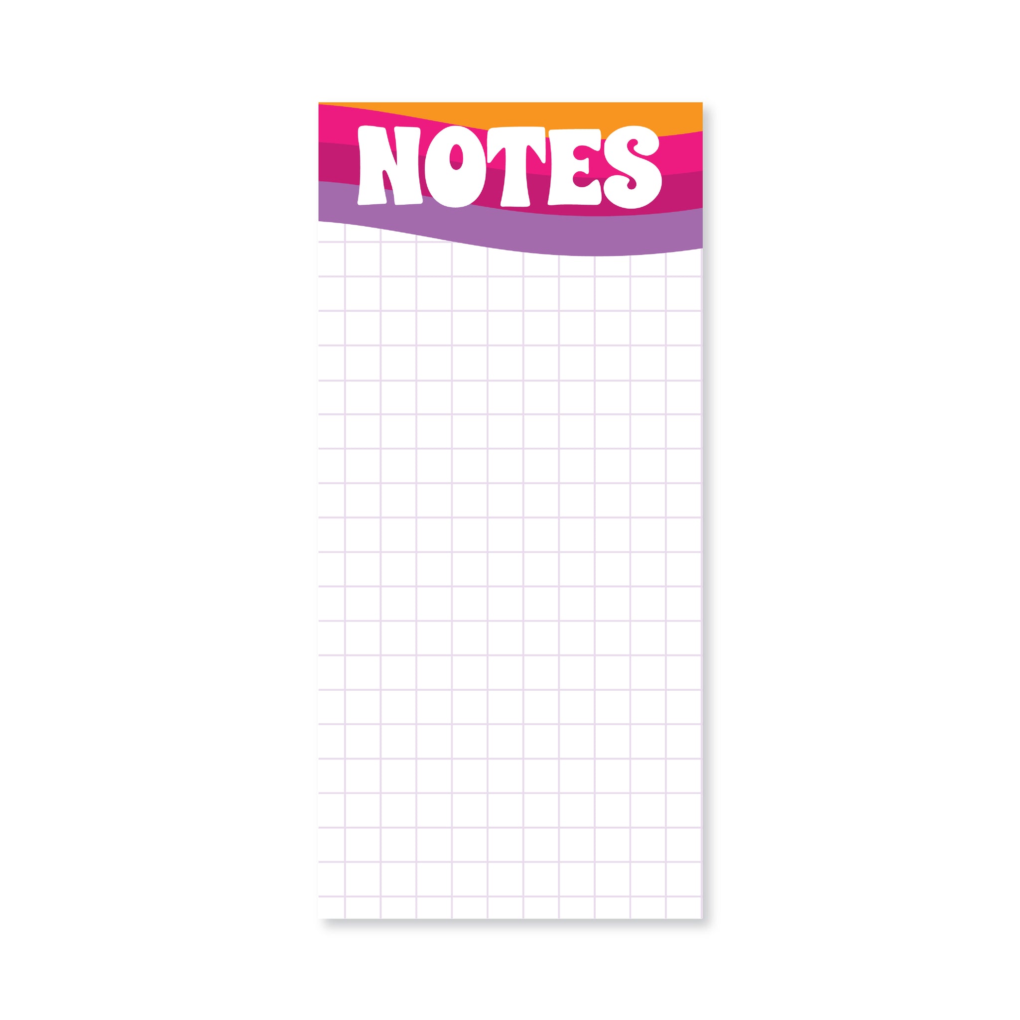Notes Wavy List Pad