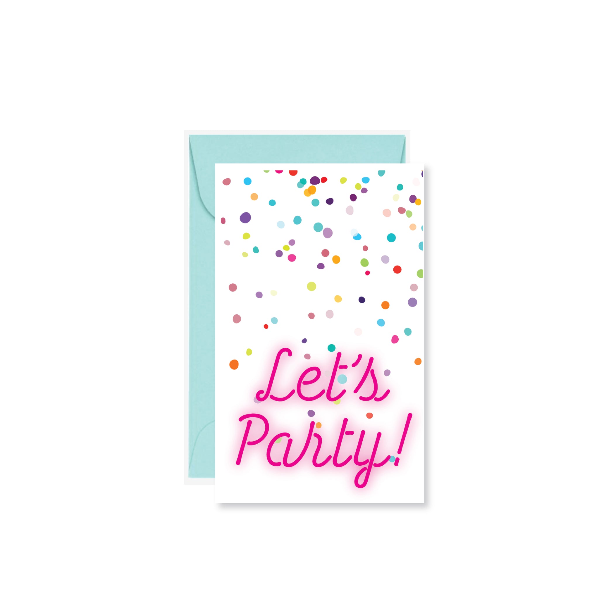 Let's Party Mini Card