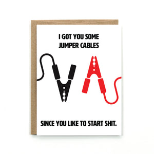 Jumper Cables Card