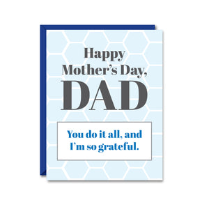 Mothers day DAD Card