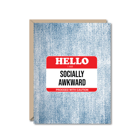 Socially Awkward Card