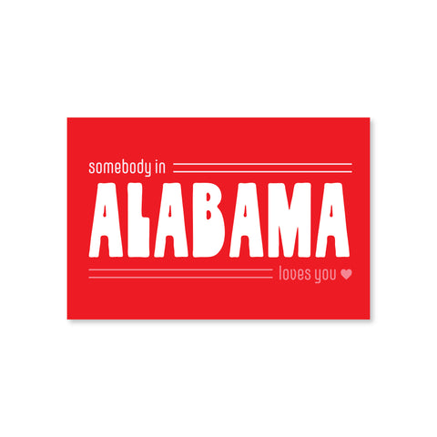 Alabama Loves You Post Card Set
