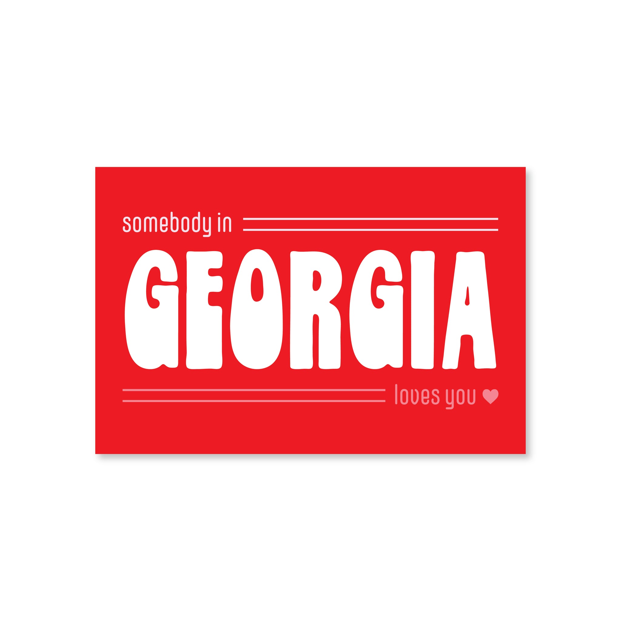 Georgia Loves You Post Card Set