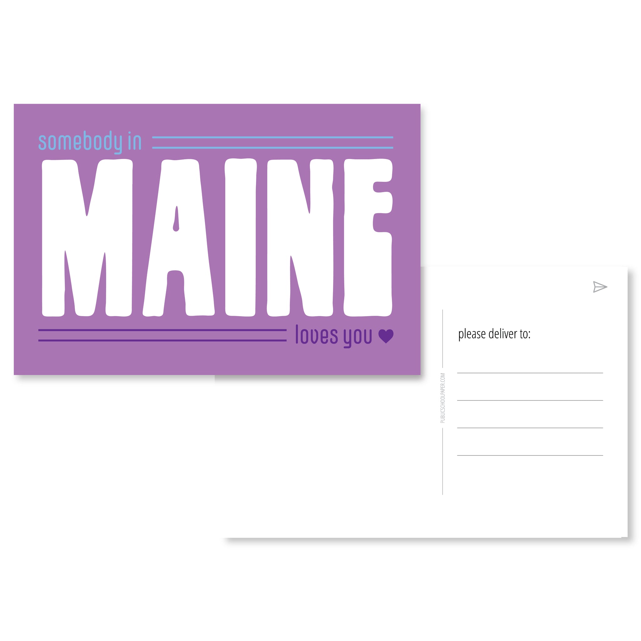Maine Loves You Post Card Set