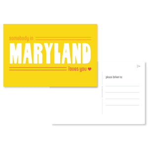 Maryland Loves You Post Card Set