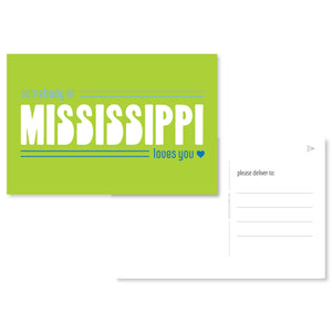 Mississippi Loves You Post Card Set