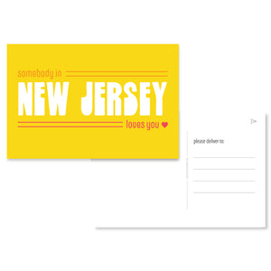 New Jersey Loves You Post Card Set