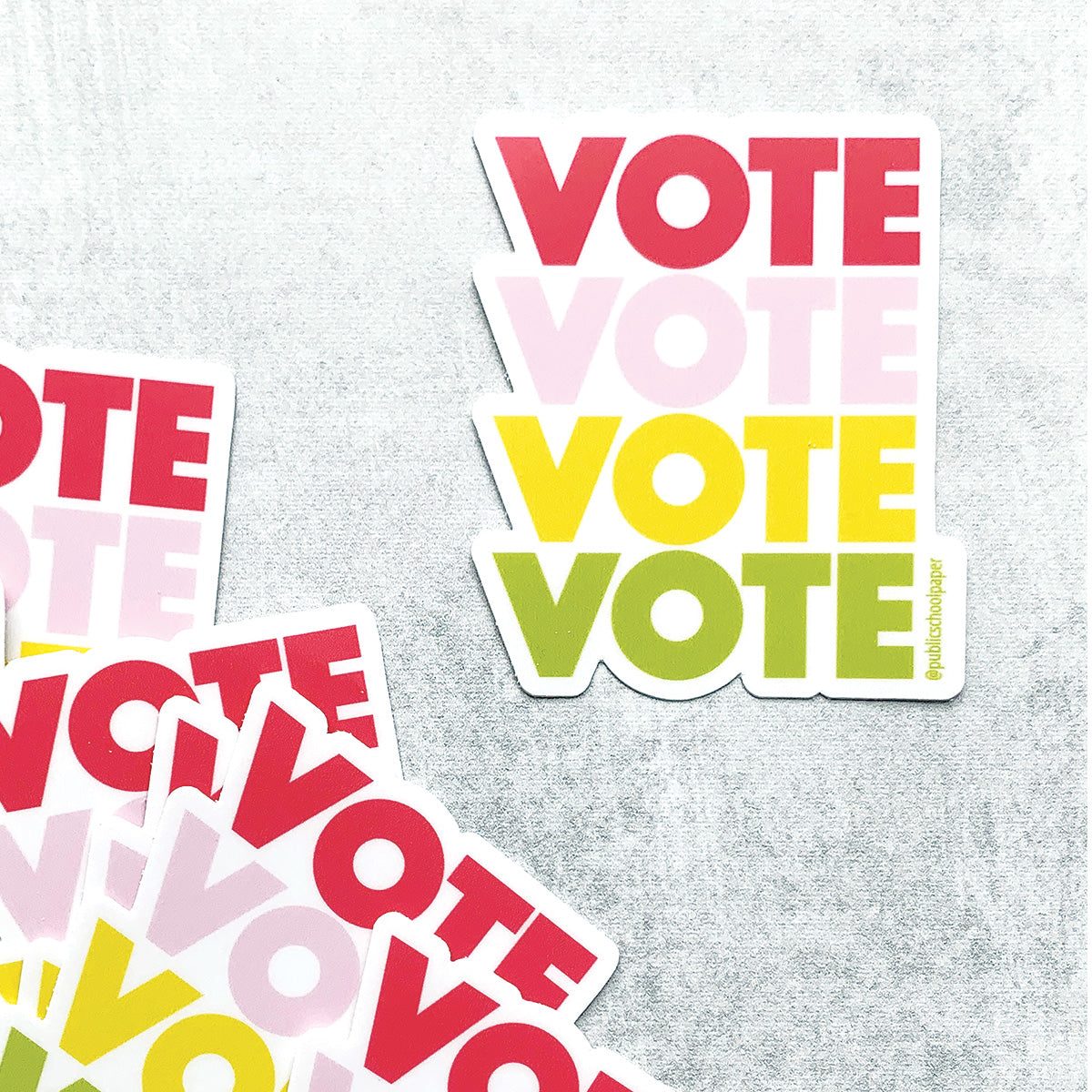 Vote Vinyl Sticker