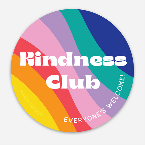 Kindness Club Vinyl Sticker