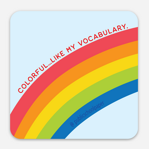 Vocabulary Rainbow Sticker