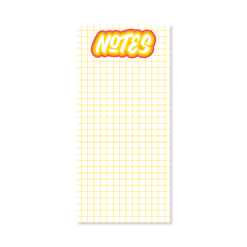 Notes Grid List Pad