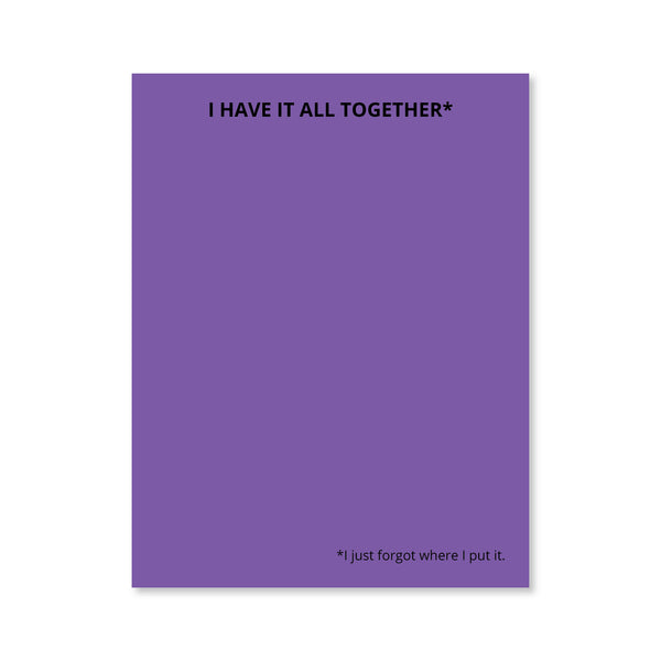 All Together Notepad