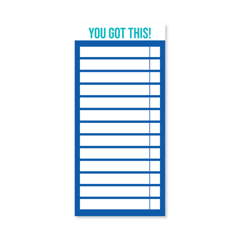You Got This List Pad