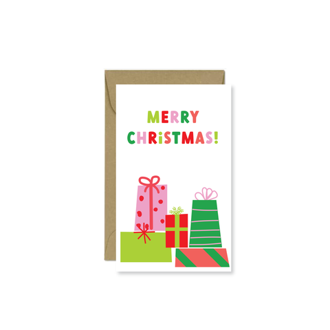 Merry Christmas Mini Card