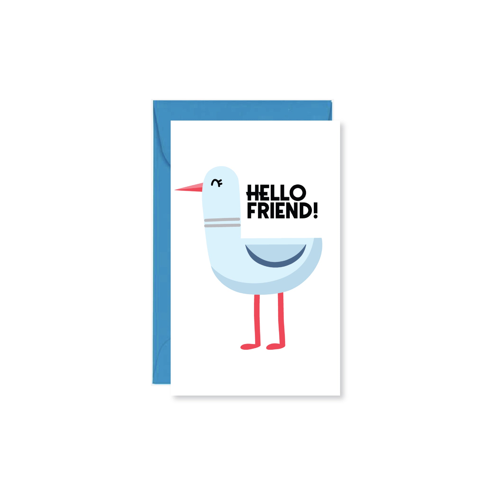 Hello Friend Mini Card