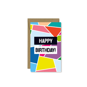 Happy Birthday Mosaic Mini Card