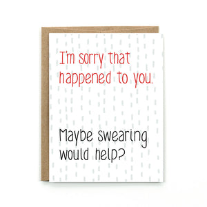 Maybe Swearing Would Help Card?
