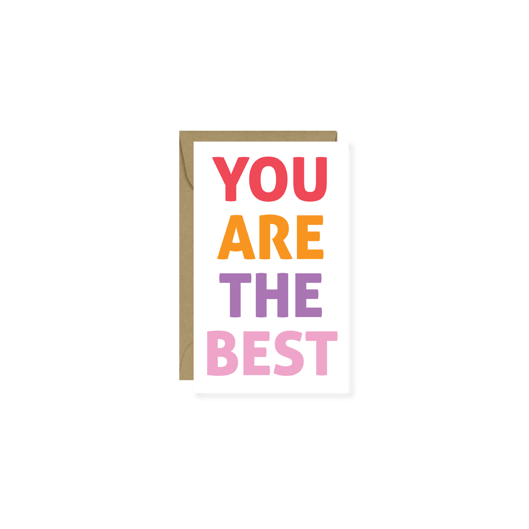 You are the Best Mini Card