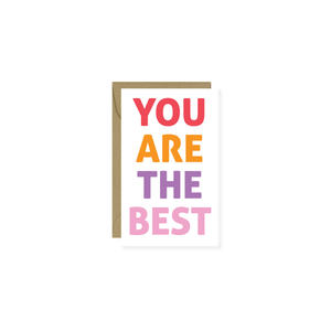 You are the Best Mini Card