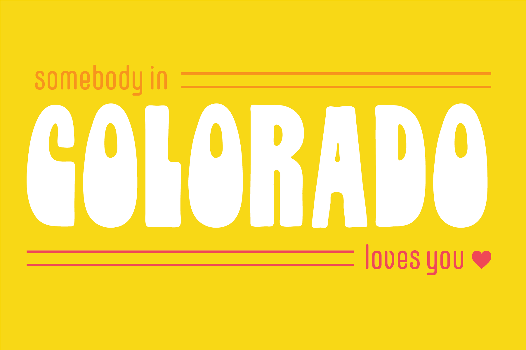 Somebody In Colorado Loves You Post Card Set